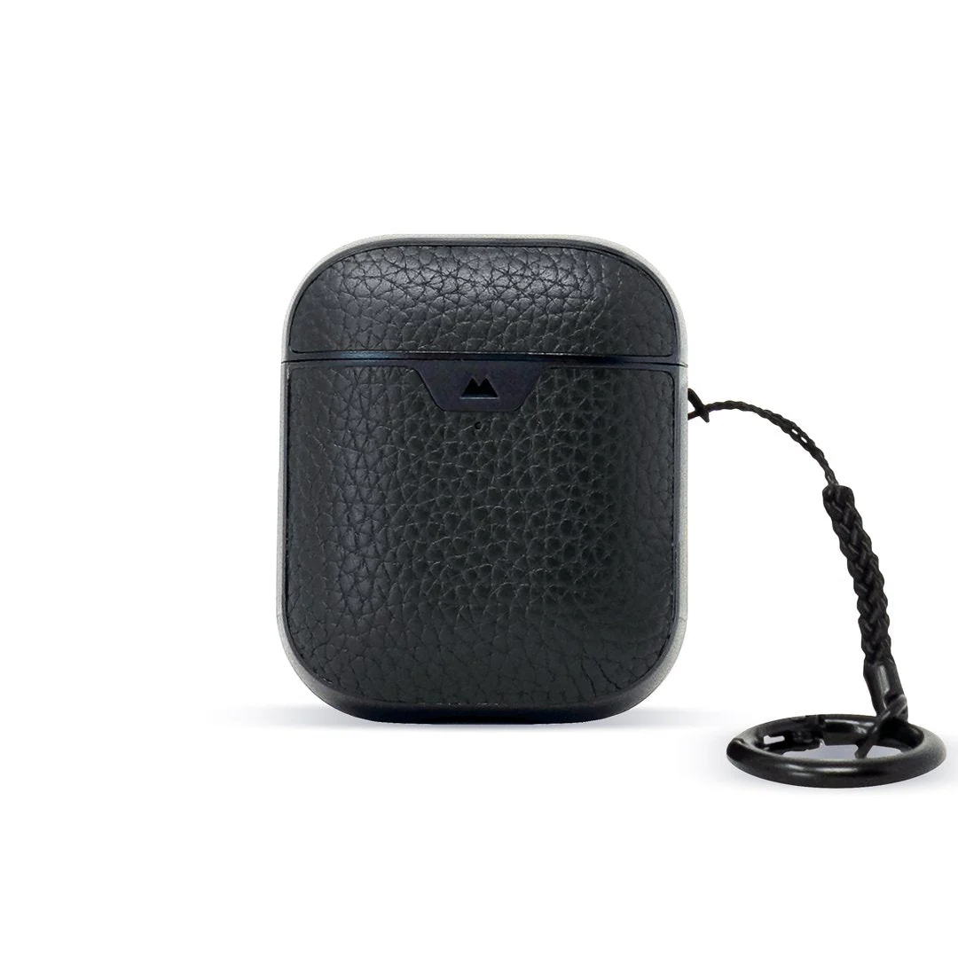 0-black-leather-airpods-gen-1-2-case-1.webp Black Leather AirPods Gen 1 & 2 Case