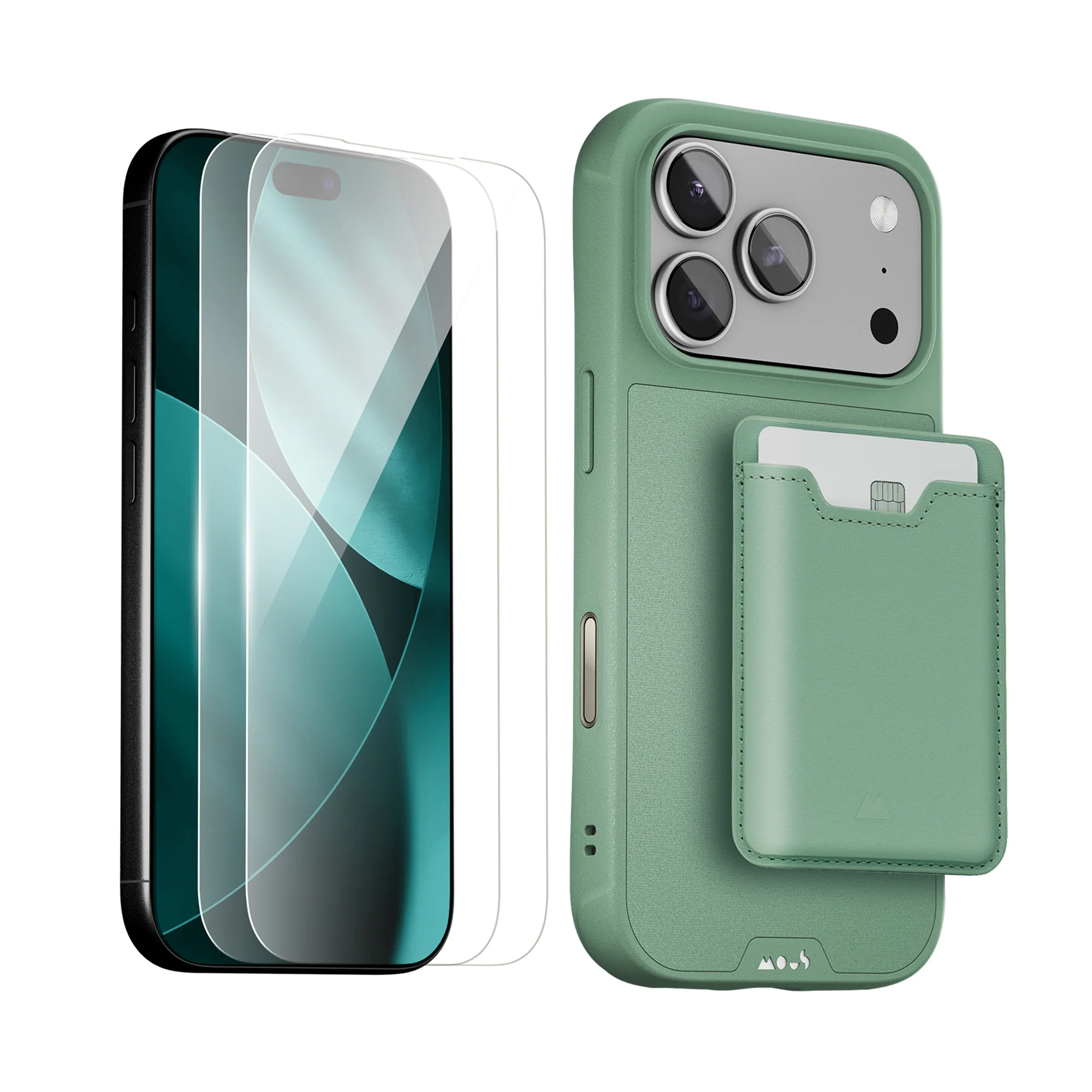 1264-sage-protective-case-screen-protector-and-card-wallet-apple-starter-kit-1.webp Sage Protective Case, Screen Protector and Card Wallet - Apple Starter Kit