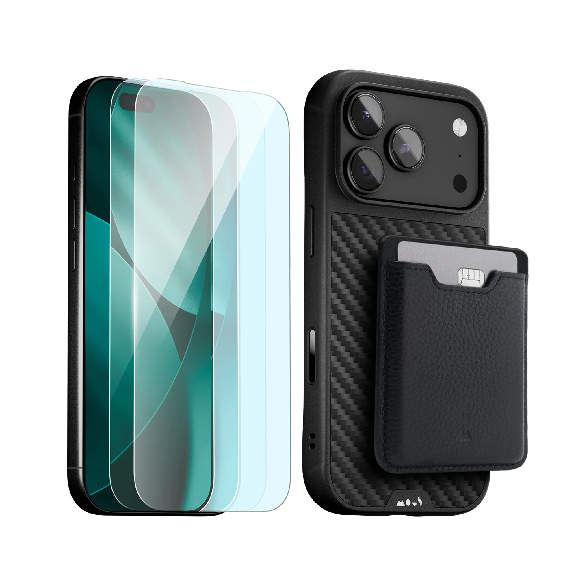 141-aramid-fibre-protective-case-screen-protector-and-card-wallet-apple-starter-kit-1.webp Aramid Fibre Protective Case, Screen Protector and Card Wallet - Apple Starter Kit