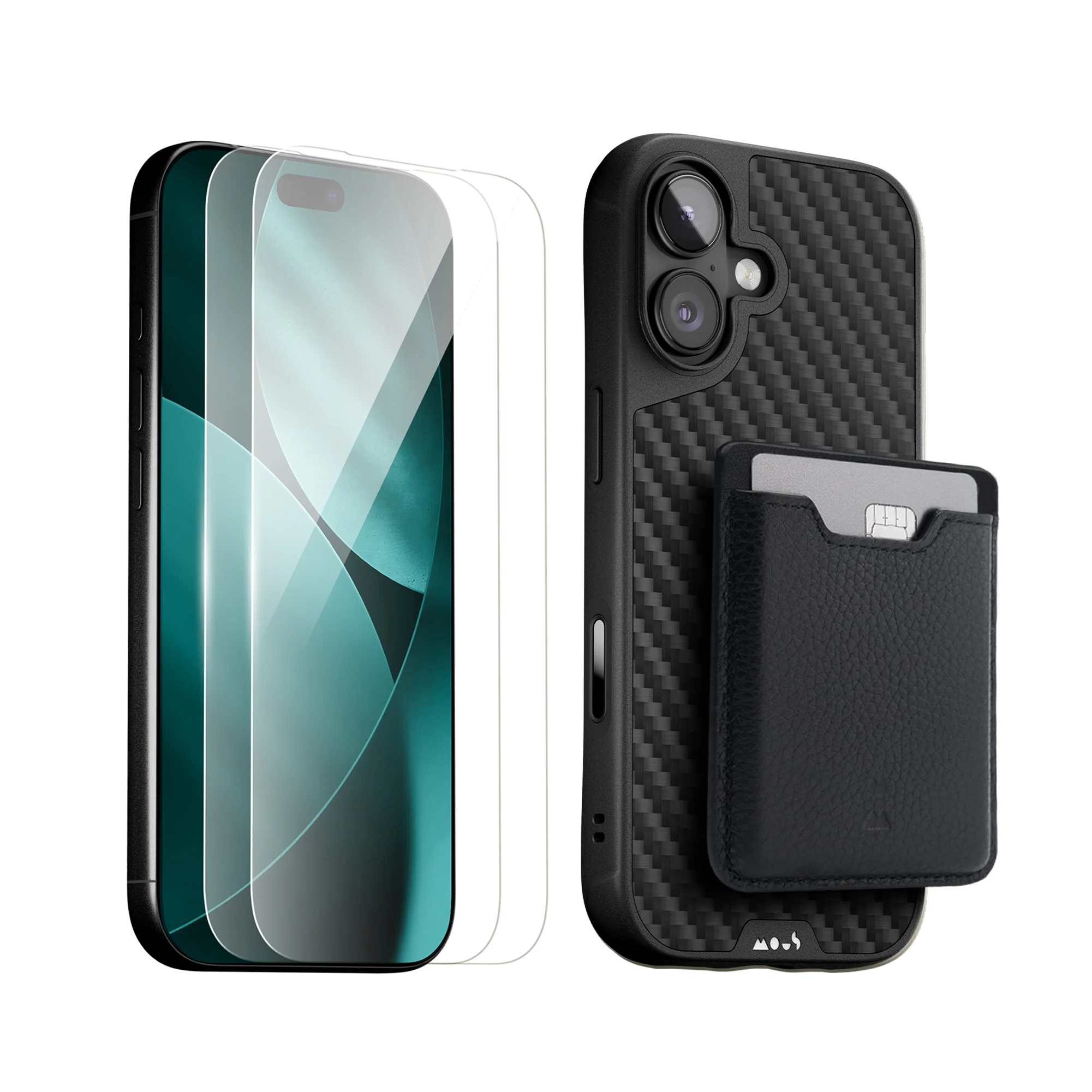 141-aramid-fibre-protective-case-screen-protector-and-card-wallet-apple-starter-kit-2.webp Aramid Fibre Protective Case, Screen Protector and Card Wallet - Apple Starter Kit