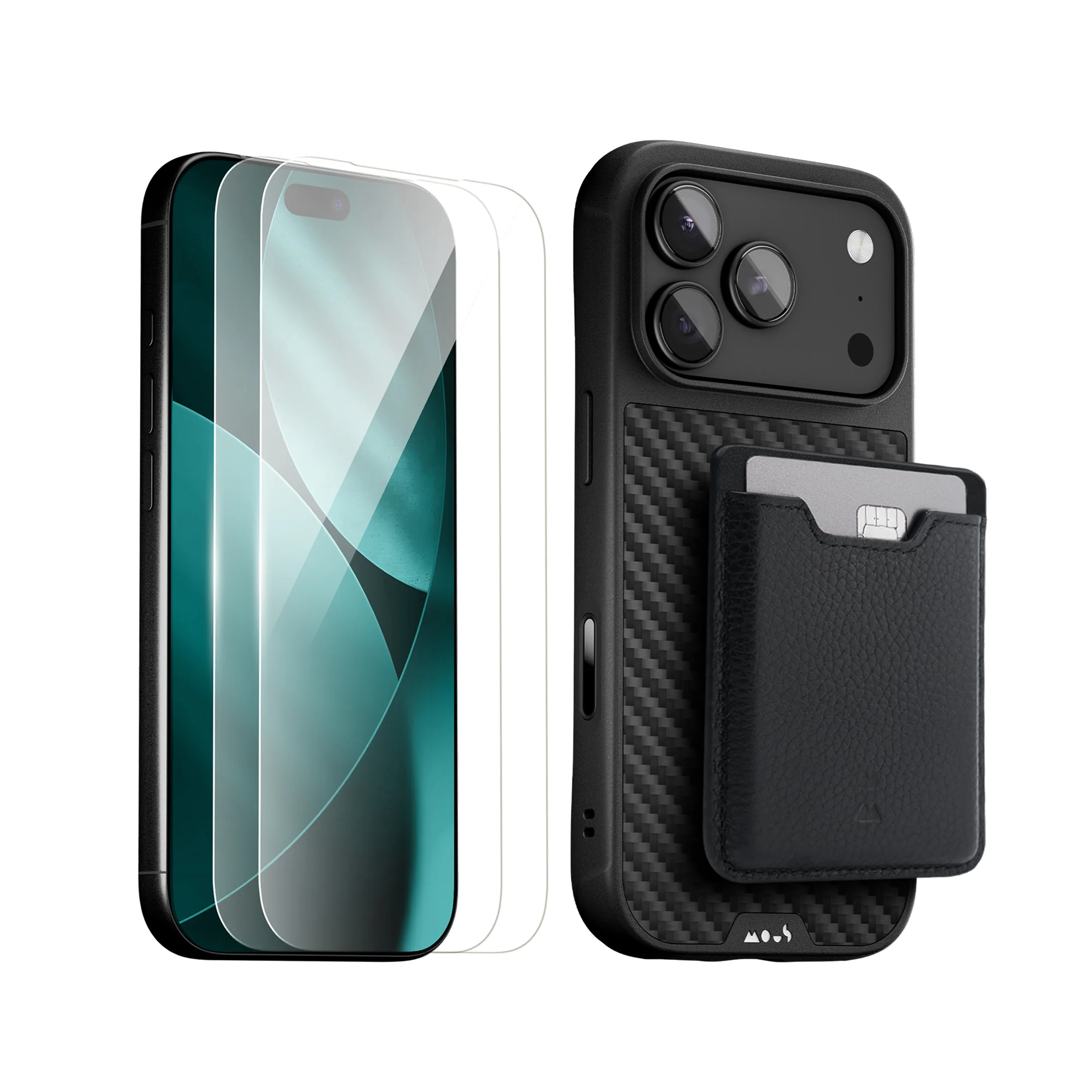 141-aramid-fibre-protective-case-screen-protector-and-card-wallet-apple-starter-kit-4.webp Aramid Fibre Protective Case, Screen Protector and Card Wallet - Apple Starter Kit
