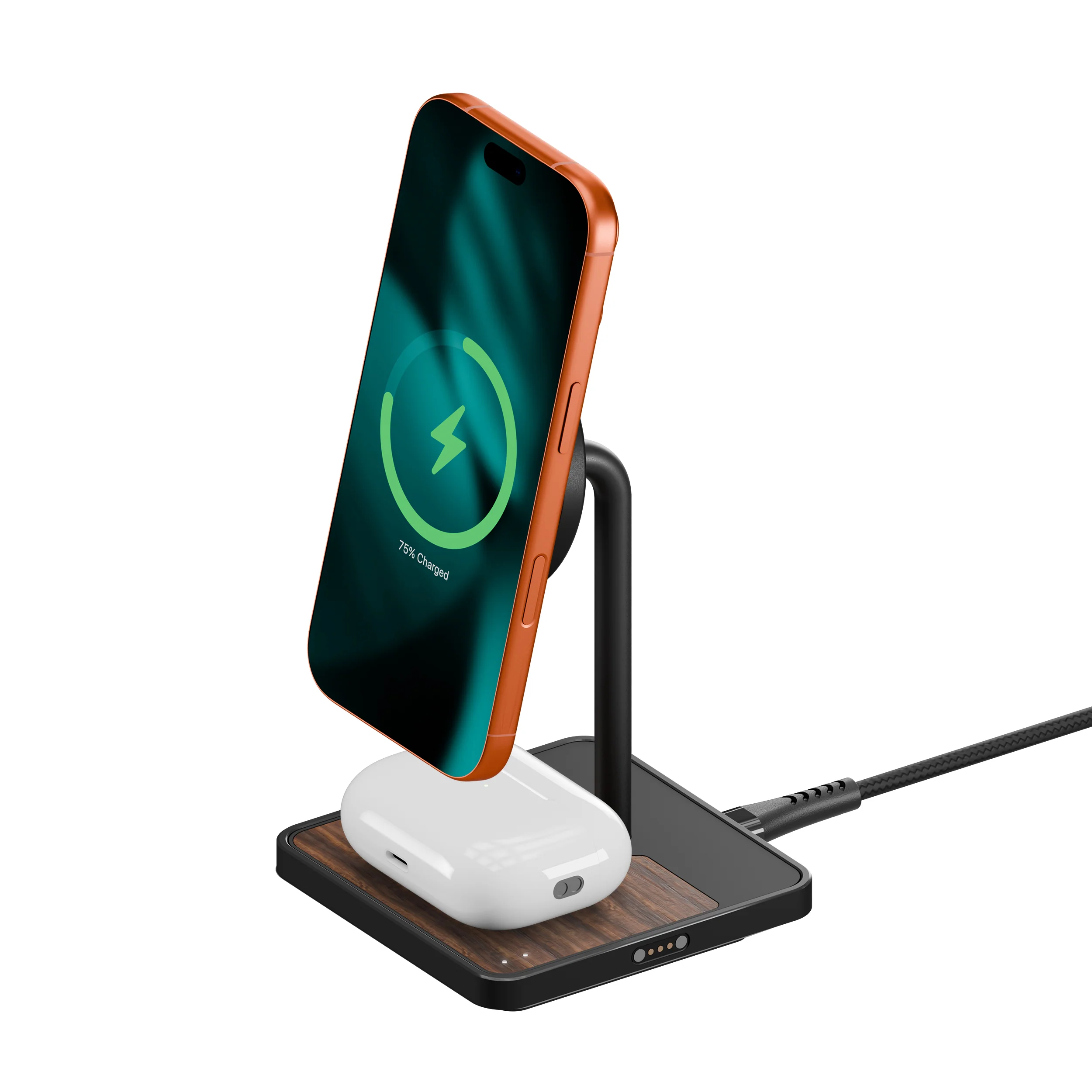 512-wireless-charging-stand-walnut-1.webp Wireless Charging Stand - Walnut