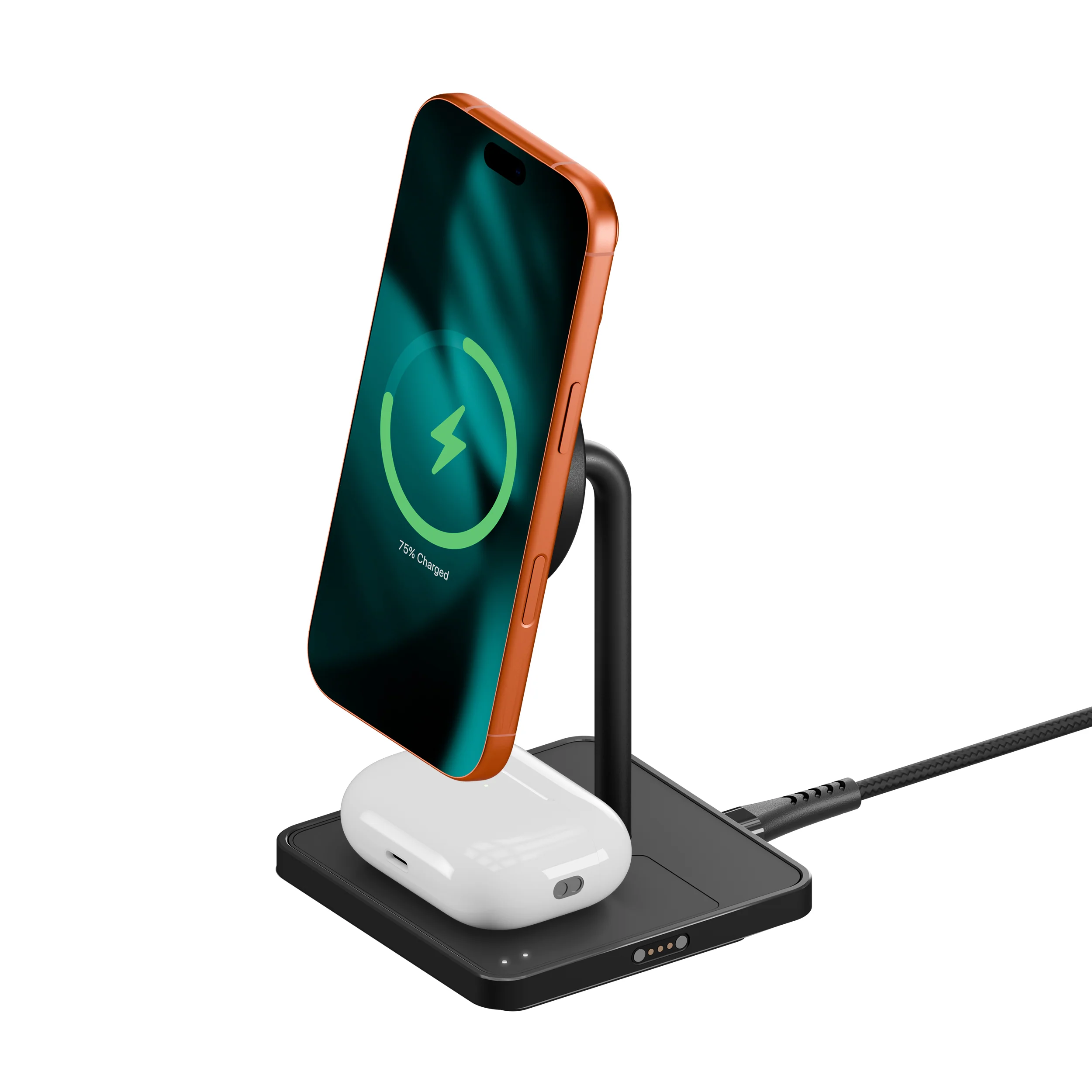 516-wireless-charging-stand-matte-black-1.webp Wireless Charging Stand - Matte Black