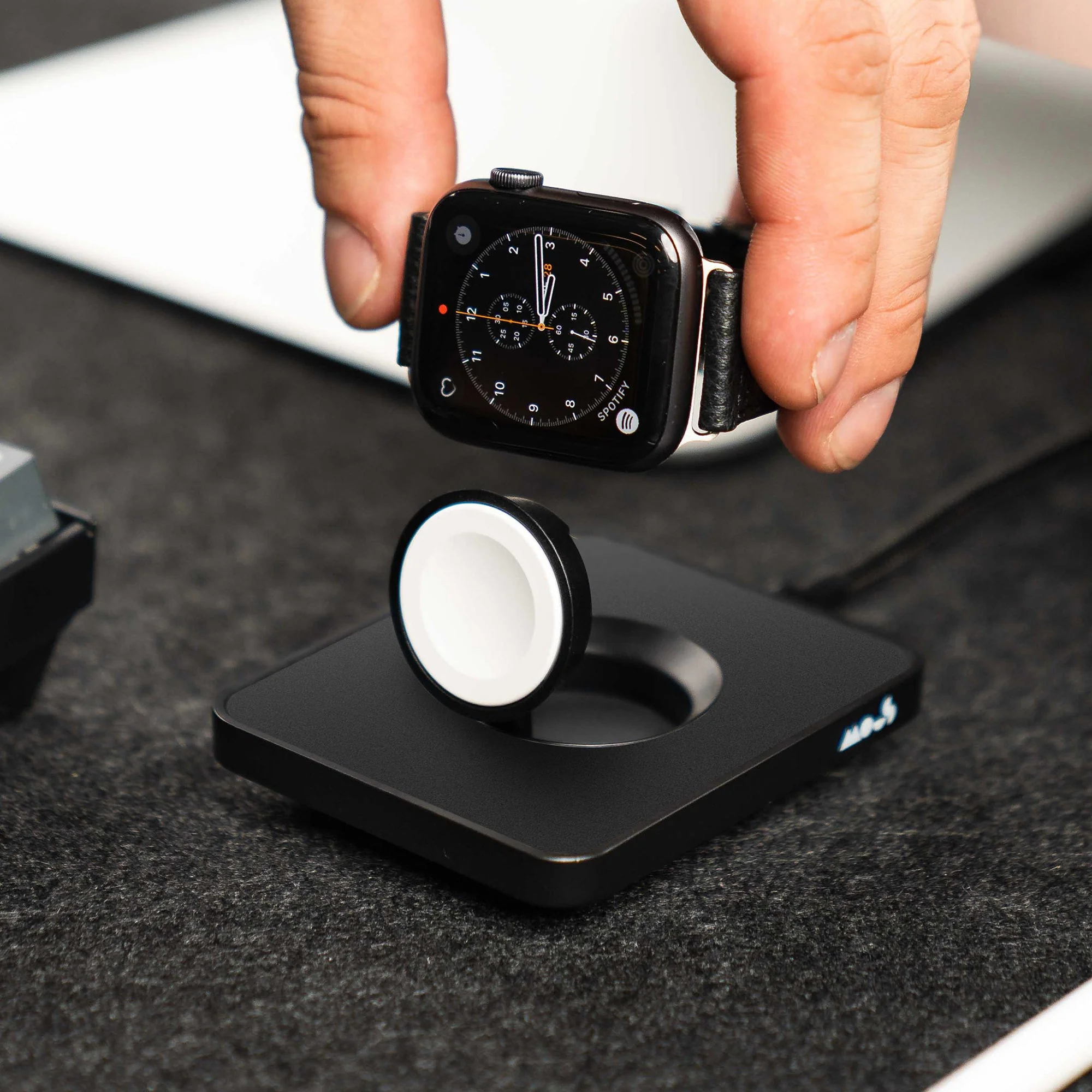 Matte Black Wireless Apple Watch® Charger