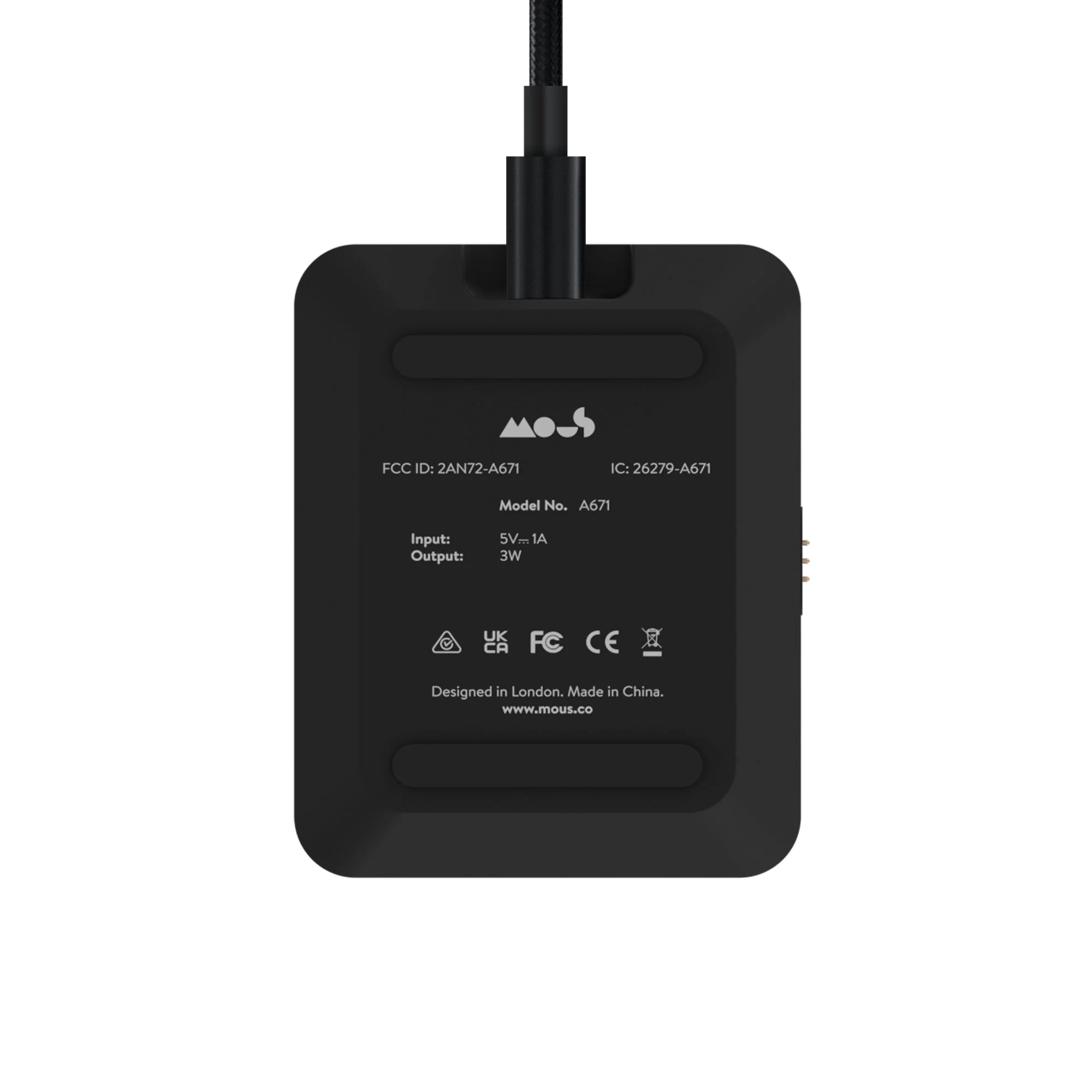 Matte Black Wireless Apple Watch® Charger