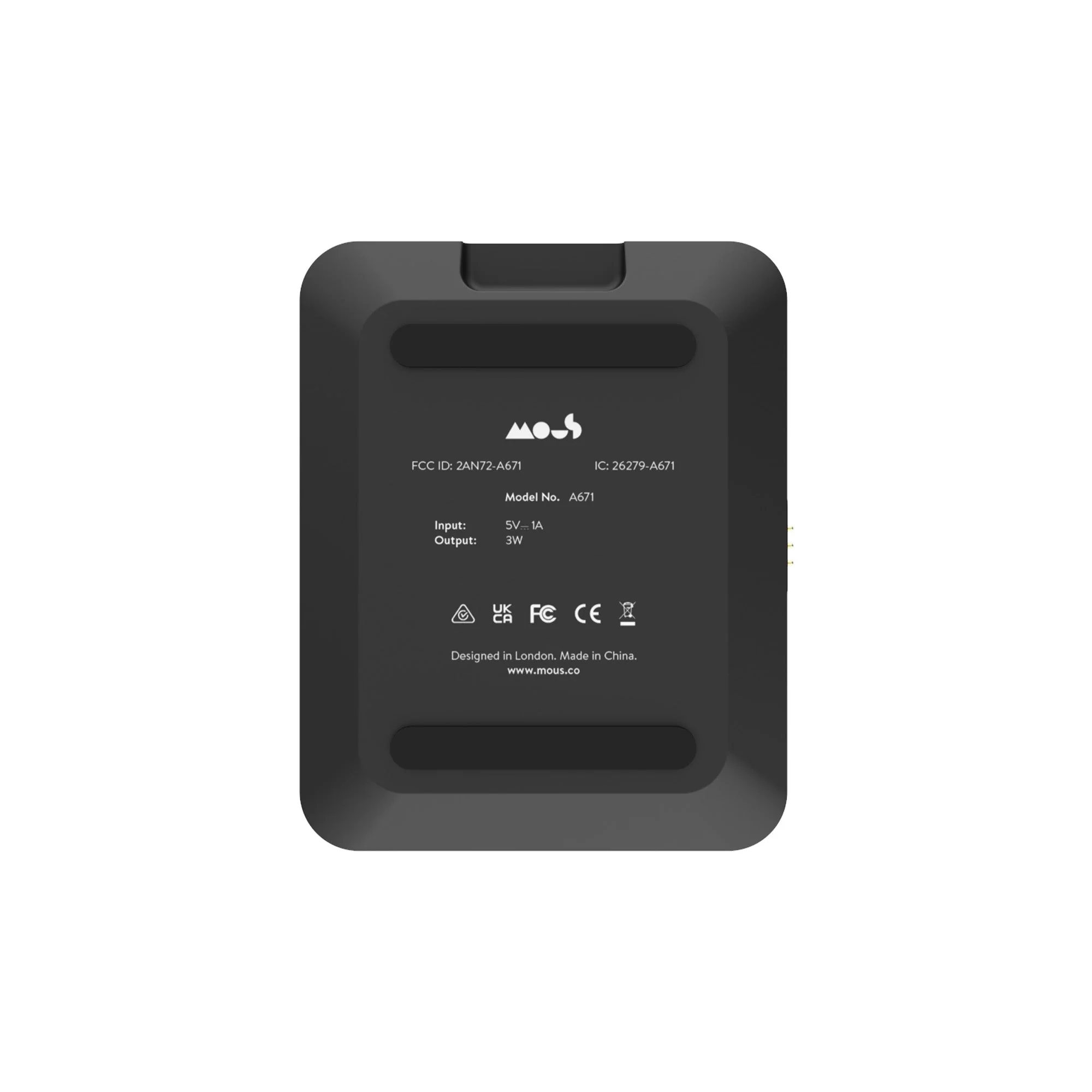 Matte Black Wireless Apple Watch® Charger