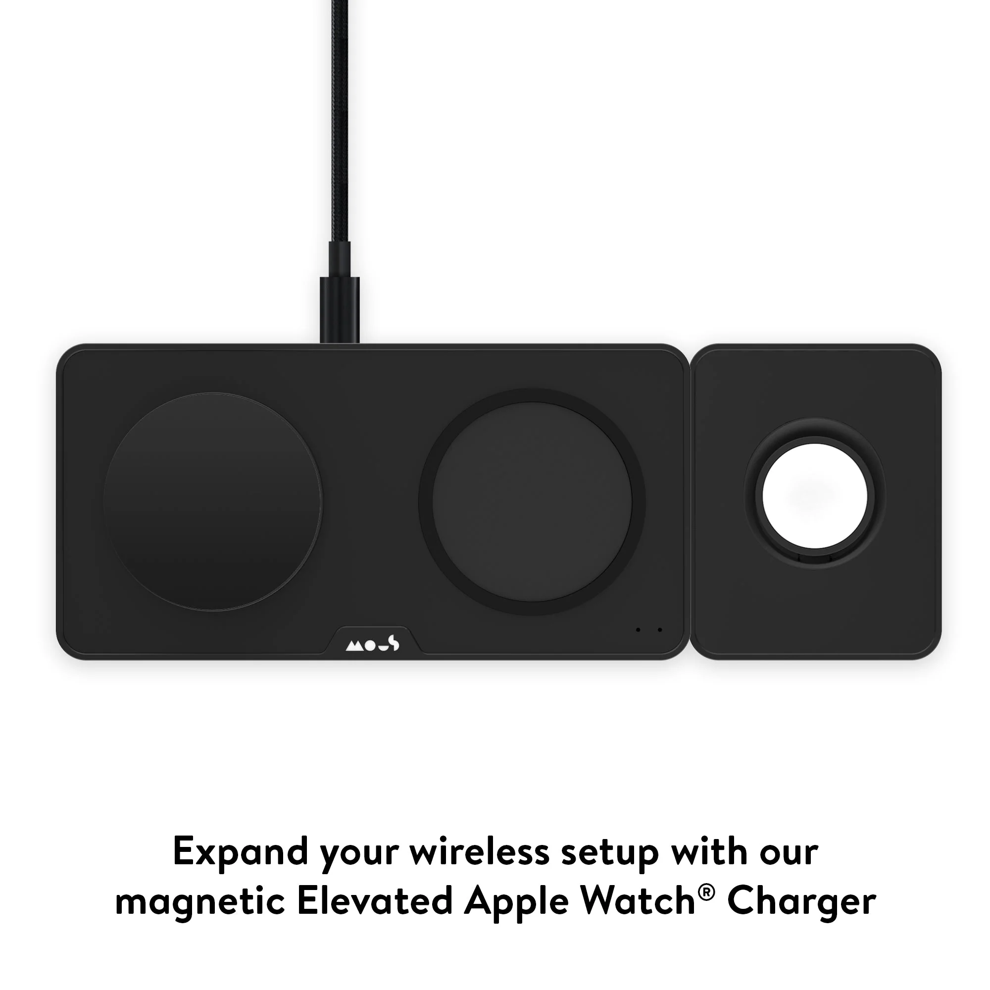 Matte Black Wireless Charging Station