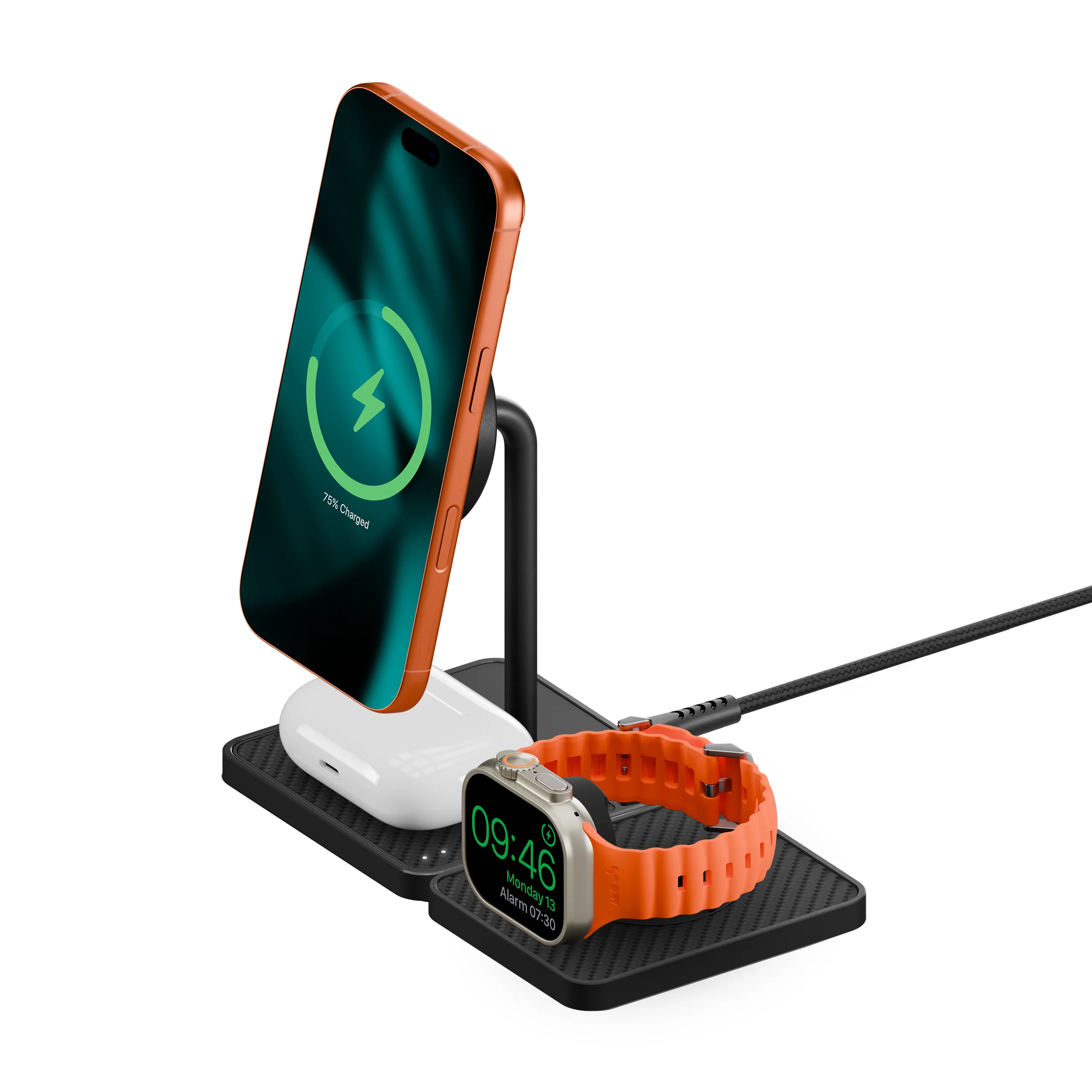 547-wireless-charging-stand-and-apple-watch-charger-aramid-fibre-1.webp Wireless Charging Stand and Apple Watch Charger - Aramid Fibre